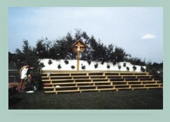Aufbau des Altares
